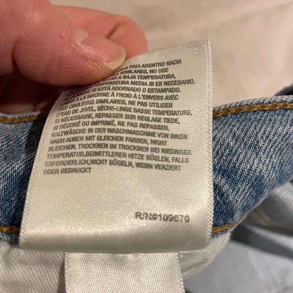Aritzia AGOLDE jeans size 24 light wash - Picture 5 of 10